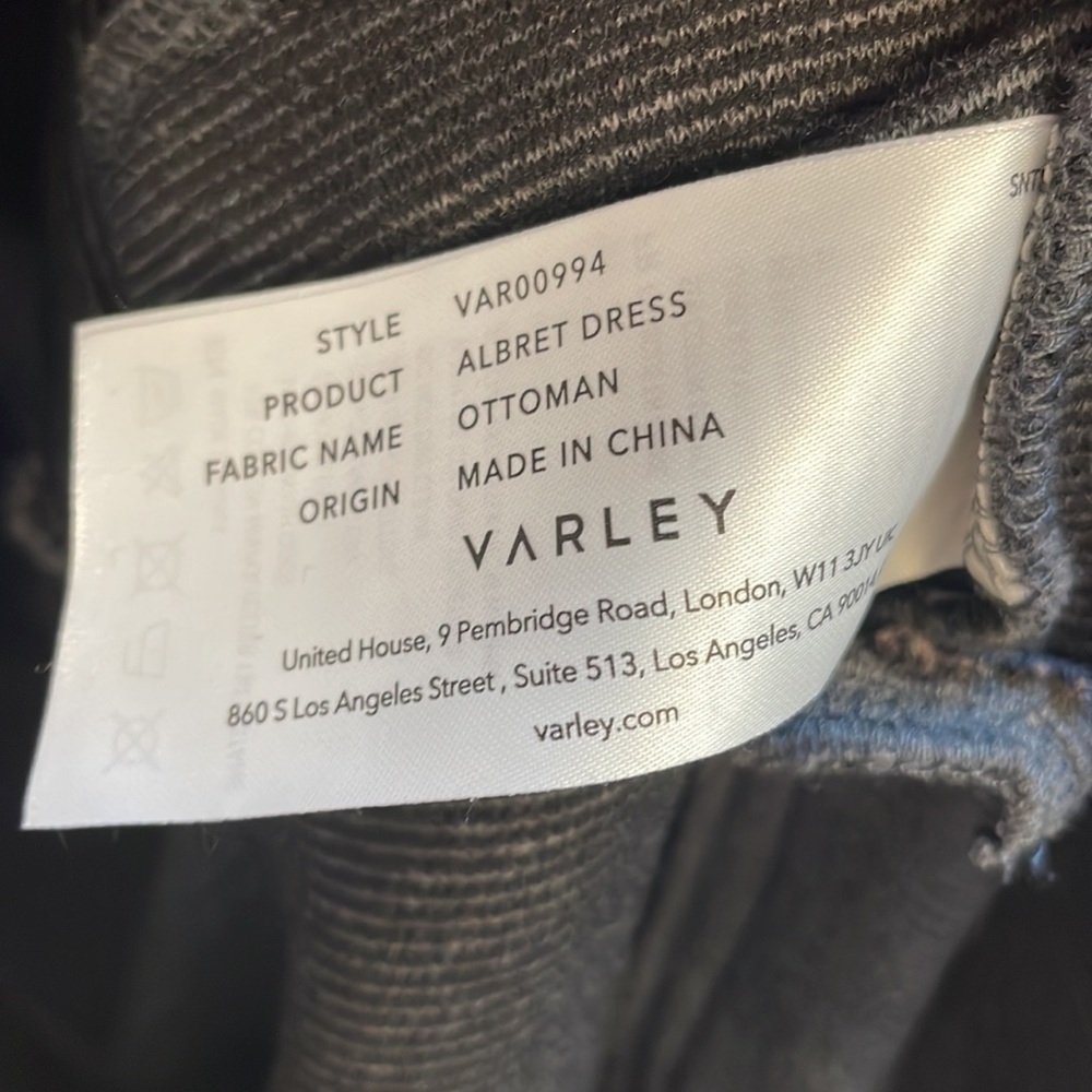 Varley Albret gray ribbed sweater dress small - Picture 8 of 11